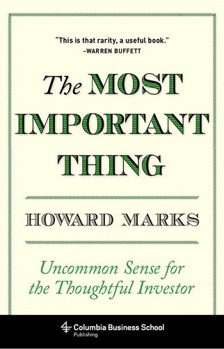 ปกหนังสือ The Most Important Thing