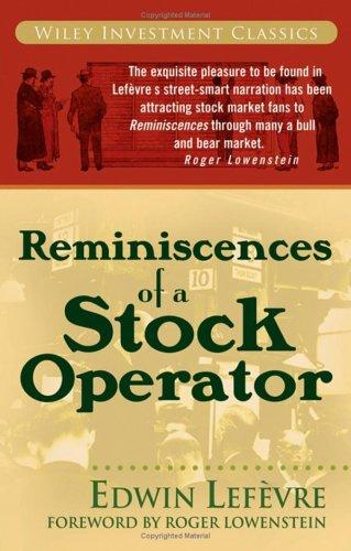 ปกหนังสือ Reminiscences of a Stock Operator
