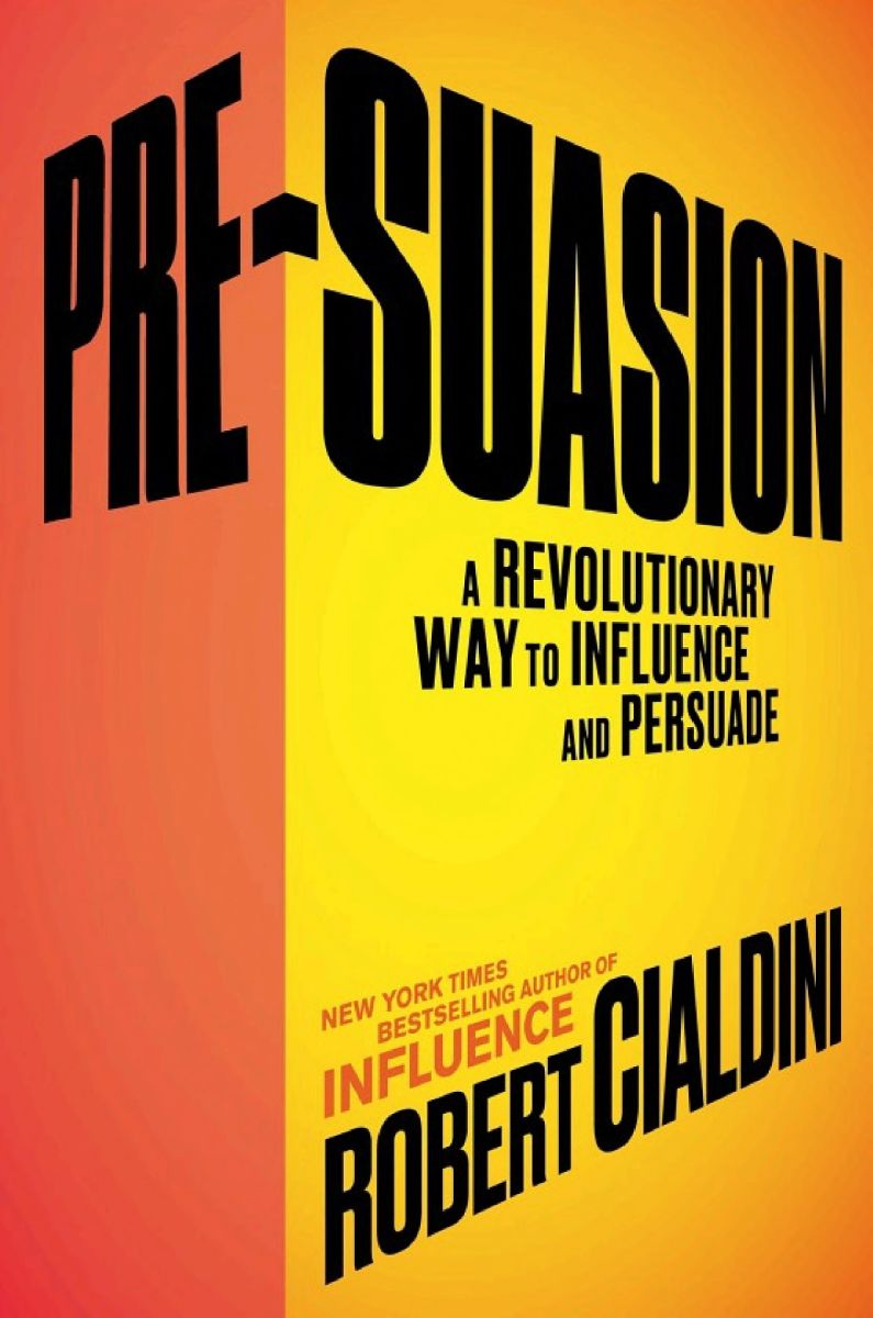 ปกหนังสือ Pre-Suasion