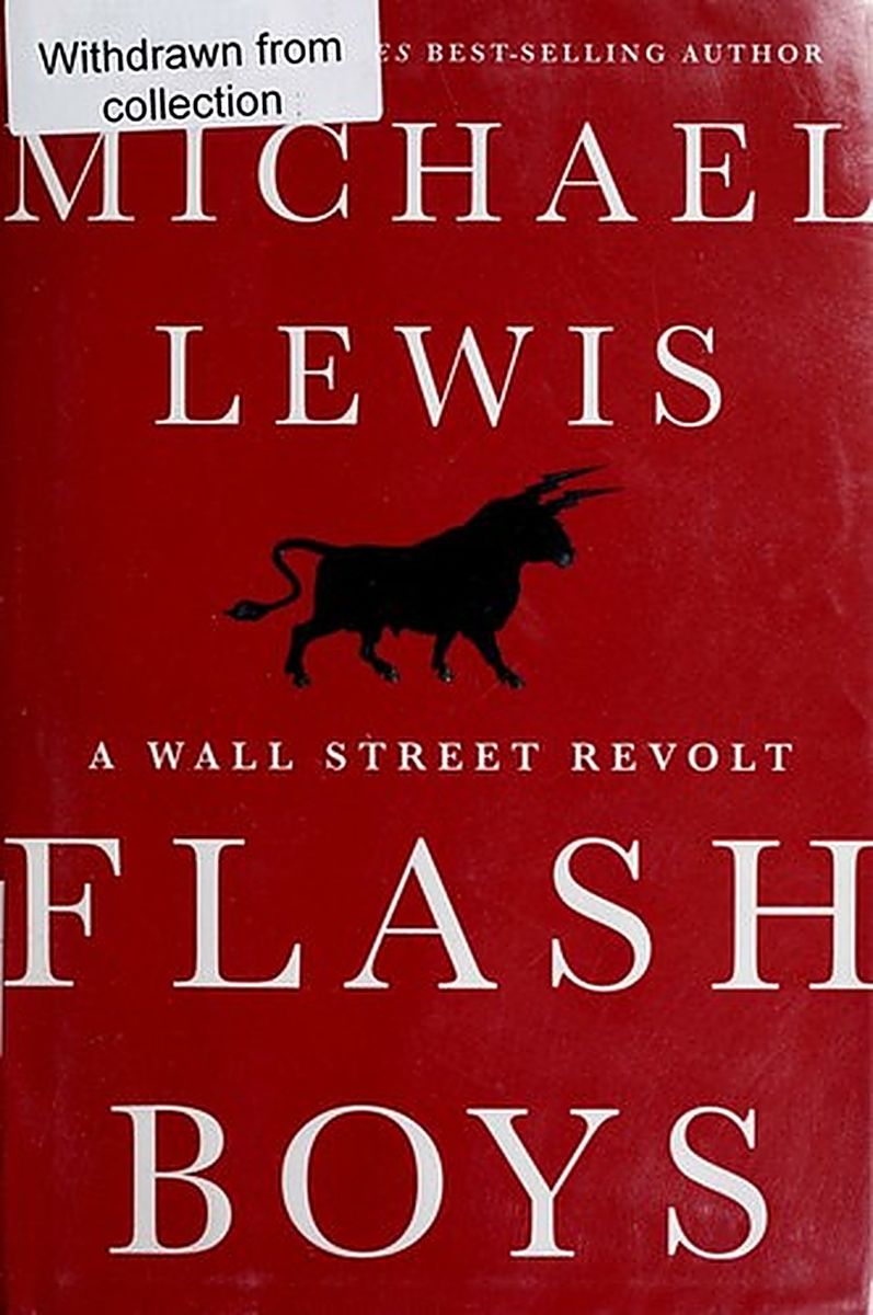 ปกหนังสือ Flash Boys: A Wall Street Revolt