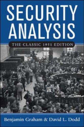 ปกหนังสือ Security Analysis (ภาพจากฉบับพิมพ์อื่น)