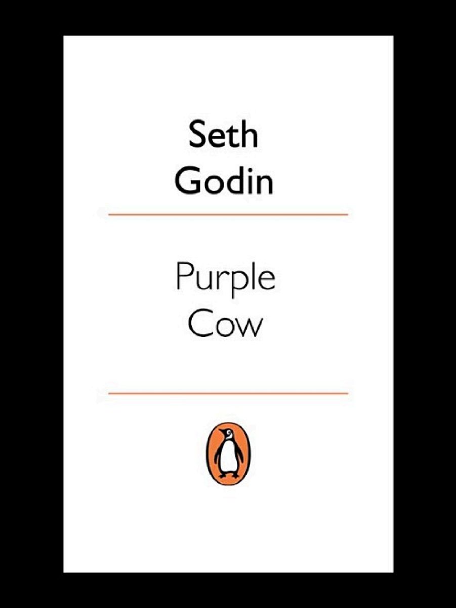 ปกหนังสือ Purple Cow