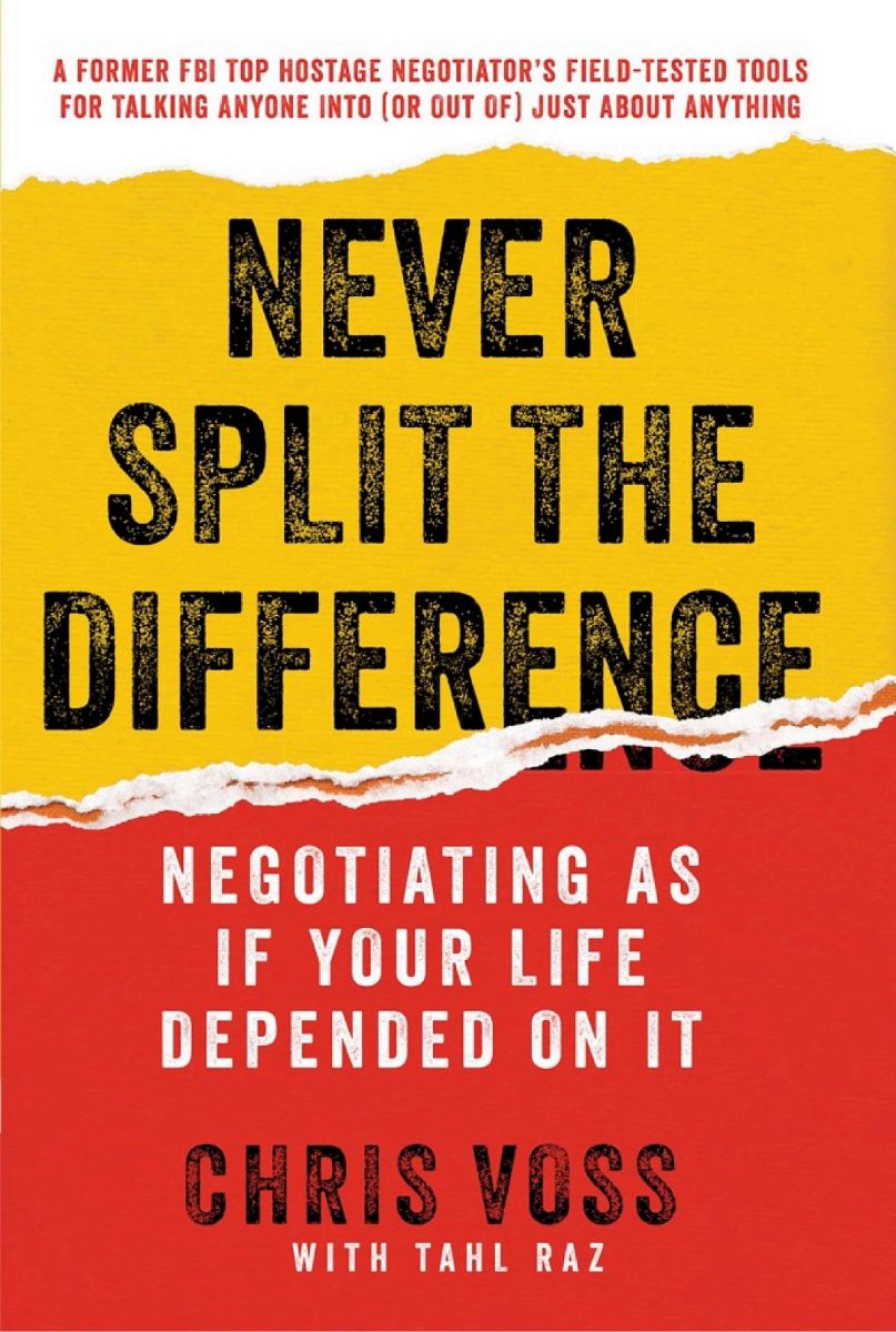 ปกหนังสือ Never Split the Difference