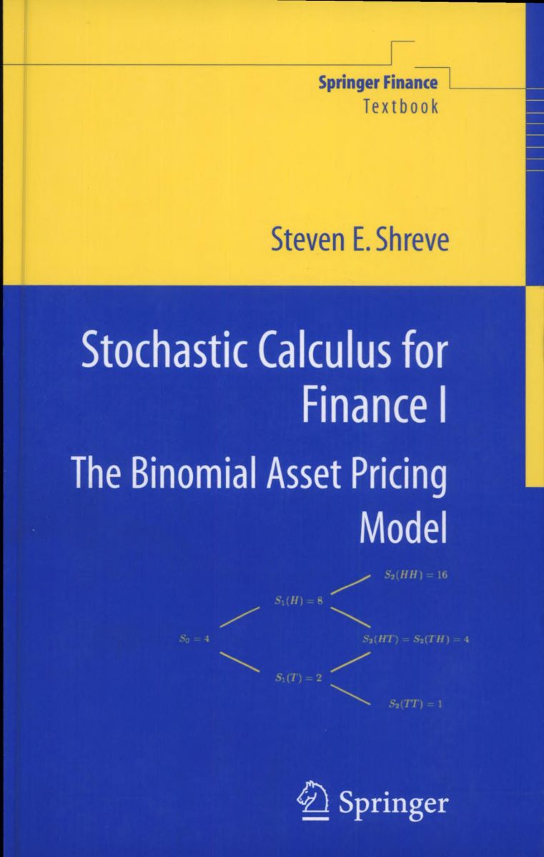 ปกหนังสือ Stochastic Calculus for Finance I