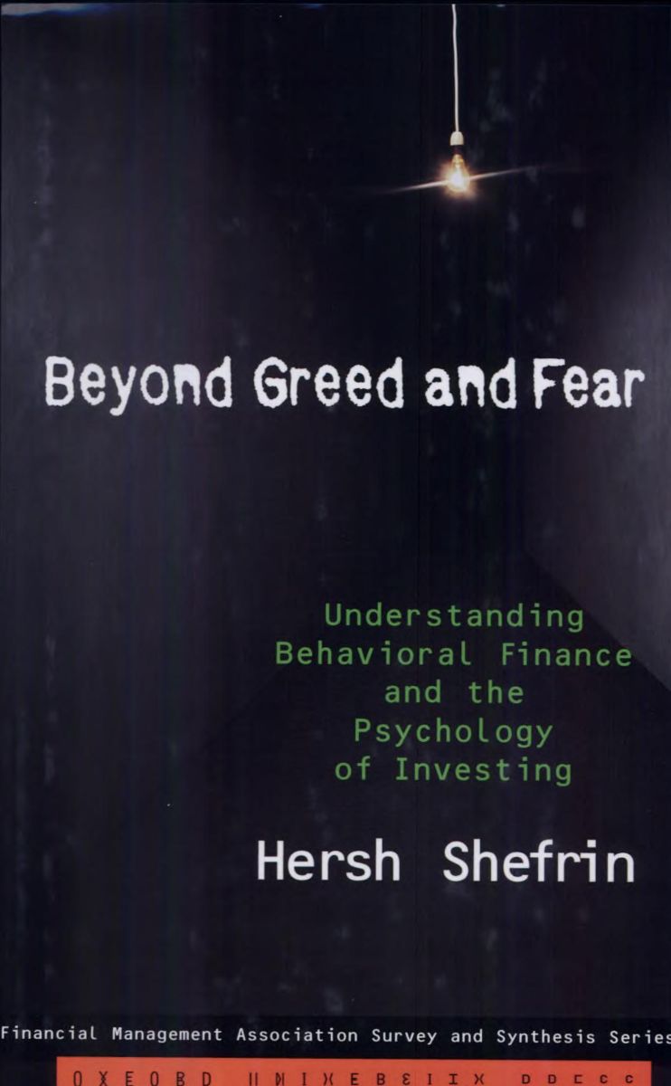 ปกหนังสือ Beyond Greed and Fear
