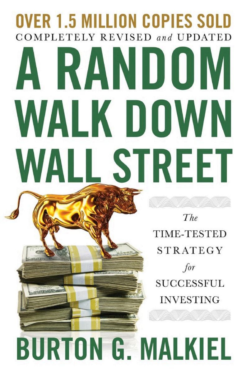ปกหนังสือ A Random Walk Down Wall Street (ภาพจากฉบับพิมพ์อื่น)