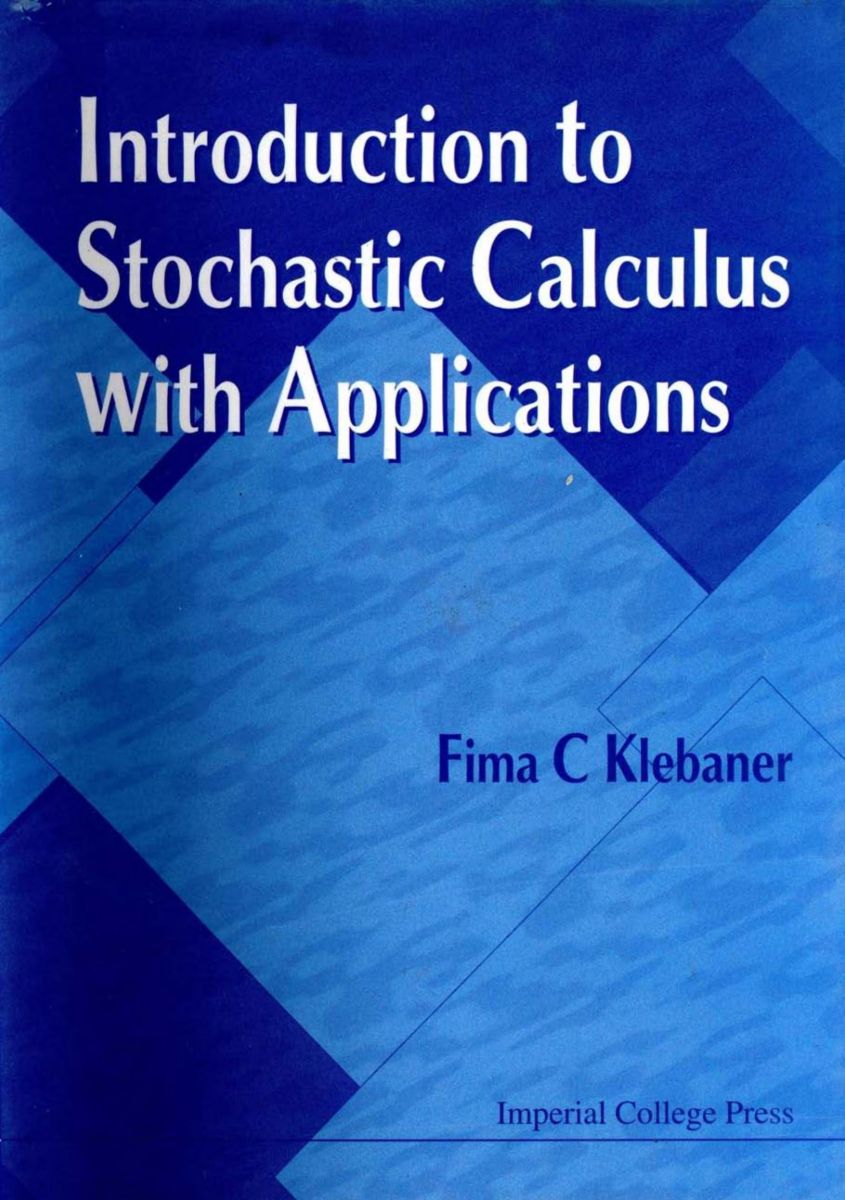 ปกหนังสือ Introduction to Stochastic Calculus with Applications